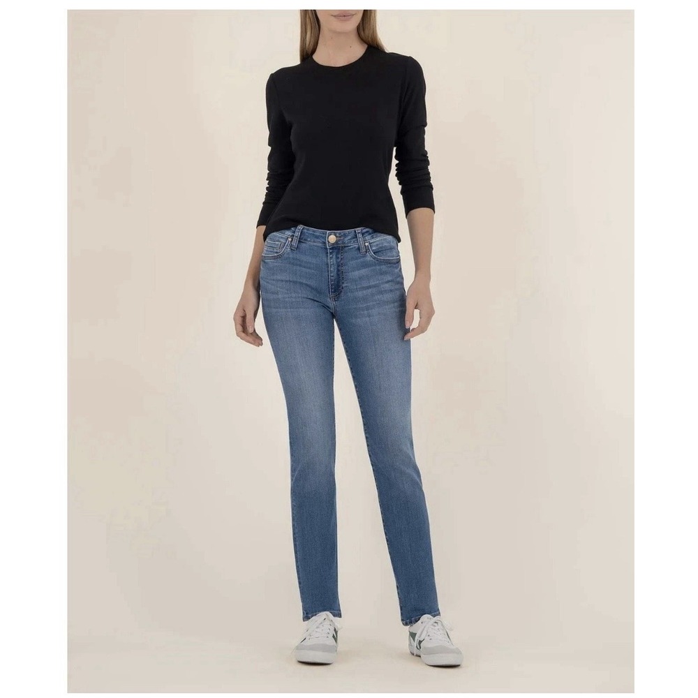 Kut From The Kloth‎ Catherine Boyfriend Jeans Womens 6 Medium Wash Stretch